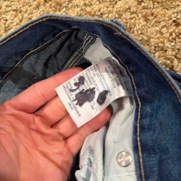 Vintage Y2K Dickies Carpenter Utility Pocket Workwear Blue Denim Jeans Sz.36x30 - Picture 5 of 7